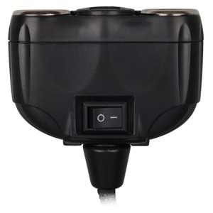 OLESSON 1630 12-24V ÇİFT USB GİRİŞLİ 120W 80CM KABLOLU 2'Lİ ARAÇ ÇAKMAK ÇOKLAYICI