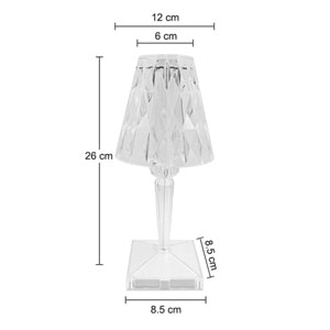 POWERMASTER HA-1638 DEKORATİF RGB LEDLİ AMBİYANS MASA GECE LAMBASI UZAKTAN KUMANDALI ŞARJLI DOKUNMATİK TUŞLU