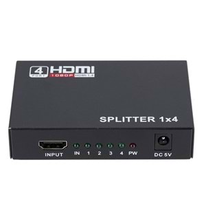 ROSE HDMI-104 1080İ-1080P 3D 1X4 PORT HDMI 1.4V DAĞITICI SPLITTER ÇOKLAYICI