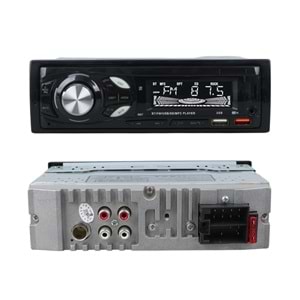 CARSTAR CS-107 7 RENKLİ ÇİFT USB/SD/FM/AUX/BLUETOOTH KUMANDALI OTO TEYP 4X60 WATT