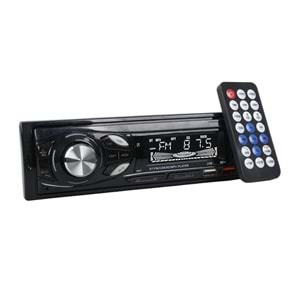 CARSTAR CS-107 7 RENKLİ ÇİFT USB/SD/FM/AUX/BLUETOOTH KUMANDALI OTO TEYP 4X60 WATT