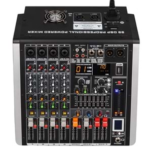 MAGICVOICE MV-26493 2X350 4 KANAL USB-SD-BLUETOOTH 5 BANT EQ-99 DSP EFK POWER MIXER