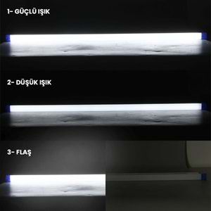POWERMASTER T570 70CM 100 WATT DC 5V USB ŞARJLI 1800 MAH LED IŞILDAK