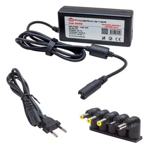 POWERMASTER PM-30059 15 VOLT - 20 VOLT ARASI 40 WATT UNIVERSAL NOTEBOOK ADAPTÖR