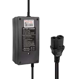 POWERMASTER PM-31174 24 VOLT - 20 AMPER C16 UÇLU ELEKTRİKLİ BİSİKLET ŞARJ CİHAZI