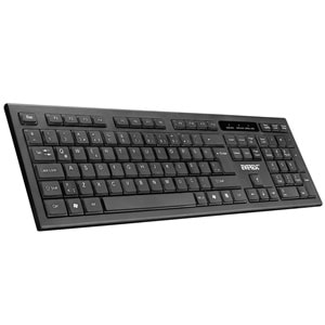 EVEREST KM-6121 SİYAH KABLOSUZ SLIM Q KLAVYE + MOUSE SET