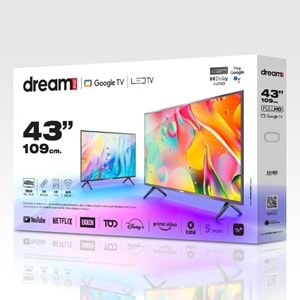 DREAMSTAR GOOGLE TV 43DSE102 43 İNÇ (109 CM) LED TV