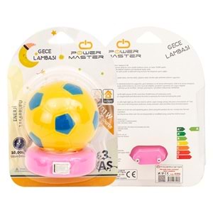 POWERMASTER PM-4451 SARI LACİVERT GECE LAMBASI