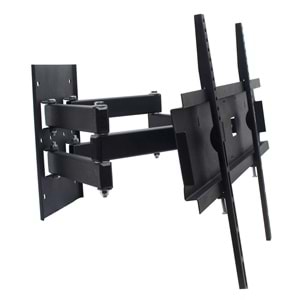 POWERMASTER PWR-H48 22'' - 55'' ÇİFT KOLLU KİLİTLİ HAREKETLİ DUVAR ASKI APARATI 40X40 VESASI
