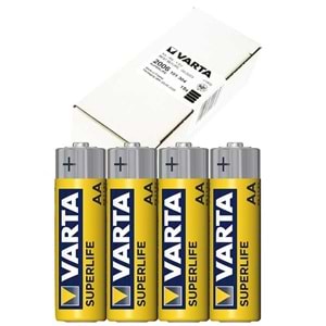 VARTA SUPERLIFE ÇİNKO AA KALEM PİL ÇİFT