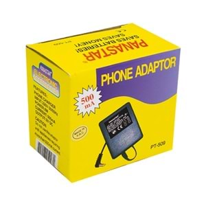 PANASTAR PT-509 9 VOLT 500 MA PANASONIC TELSİZ TELEFON ADAPTÖR