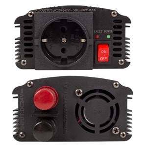 ORBUS MS24-600W 24 VOLT - 600 WATT MODIFIED SINUS INVERTER