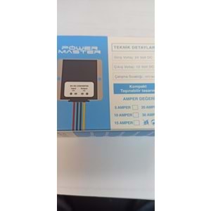 POWERMASTER PM-8202 24V DC / 12V DC 30 AMPER OTO KONVERTÖR