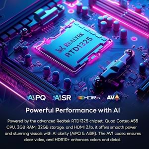 ALPSMART AS-GT1 2/32 GB Netflix Google TV