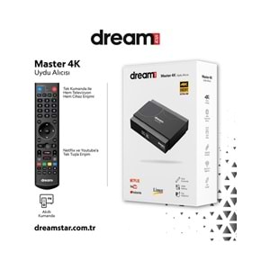 Dreamstar 4K Linux 8gb Hafıza Uydu Alıcısı Master 4K
