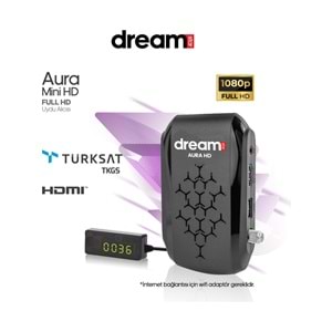 DREAMSTAR AURA MİNİ HD UYDU ALICISI