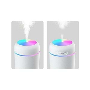 HARVOX H2Q LED Işıklı Mini Ortam Oda Hava Nemlendirici ve Taşınabilir Buhar Makinesi H2Q Humidifier