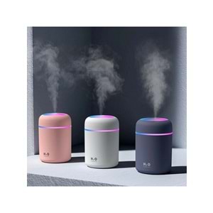 HARVOX H2Q LED Işıklı Mini Ortam Oda Hava Nemlendirici ve Taşınabilir Buhar Makinesi H2Q Humidifier