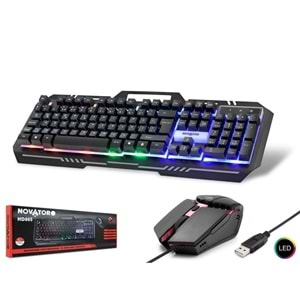 NOVATOR HD865 KLAVYE & MOUSE SET KABLOLU Q