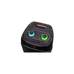 Hp 102 Taşınabilir Şarjlı Bluetooth Hoparlör 80 Rms 2*10 Inc Woofer