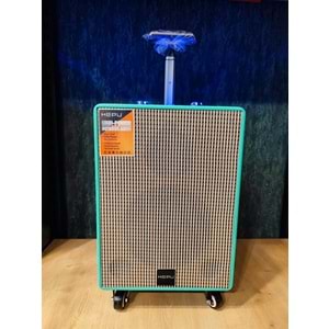 HEPU HEPU-901 Profesyonel Bluetooth Hoparlör Kablosuz 1 Ad Kablosuz Mikrofonlu 8'inc Subwoofer Ultrabass Hd