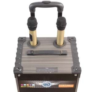 HEPU HP-926 Taşınabilir Bluetooth Hoparlör – 40W Güç, 2 Mikrofonlu, TWS Destekli