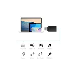 HEPU HP-Z04 USB TO TYPE-C CONVERTER ADAPTÖR