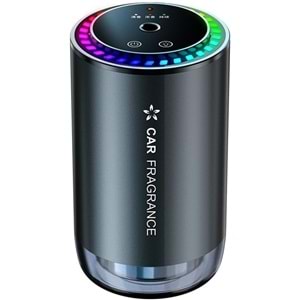 HARVOX Akıllı Araba Hava Temizleyici Nemlendirici - Otomatik Açma/Kapama, 500mAh Pil, Araç İçi Tazelik için Yıldızlı Işık Projeksiyonu ile 3 Seviyeli Ayarlanabilir Aroma Difüzörü