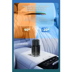 HARVOX HX-CF005 Fougere Araç Parfümü 140ML Koku Haznesi Ortam ve Oda Hava Nemlendirici Aromaterapi