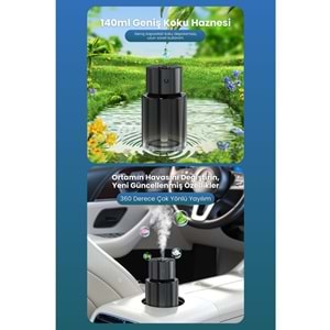 HARVOX HX-CF005 Fougere Araç Parfümü 140ML Koku Haznesi Ortam ve Oda Hava Nemlendirici Aromaterapi