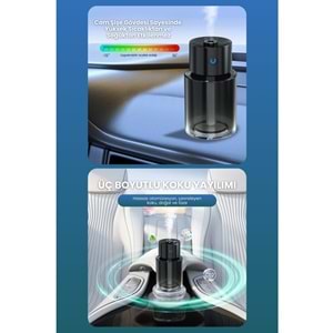 HARVOX HX-CF005 Fougere Araç Parfümü 140ML Koku Haznesi Ortam ve Oda Hava Nemlendirici Aromaterapi