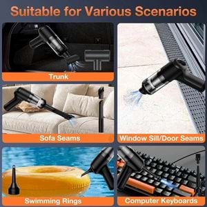 El Mini Hava Üfleyici / Araba Süpürgesi, Şarj Edilebilir LT-126A