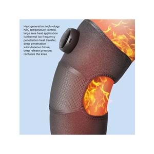 Ergonomik Masaj Cihazı LY-1005 - Diz, Omuz, Dirsek için, Isıtmalı, Şarjlı, 3 Mod, Tip-C Giriş