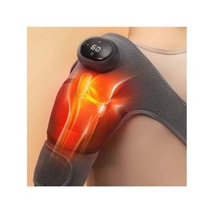 Ergonomik Masaj Cihazı LY-1005 - Diz, Omuz, Dirsek için, Isıtmalı, Şarjlı, 3 Mod, Tip-C Giriş