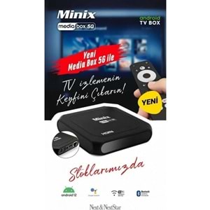 Next Minix Media Box 5g Android Tv Box 32 GB Hafıza, 2 GB Ram Bluetooth