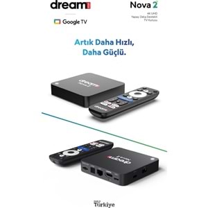 DREAMSTAR Nova 2 | 4K | Android 14 | 2GB Ram | 32GB Hafıza