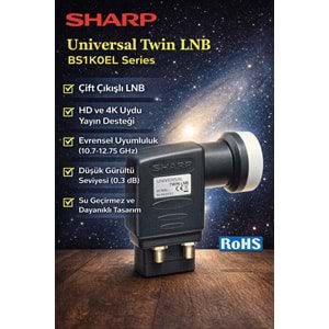 SHARP UNIVERSAL TWIN LNB