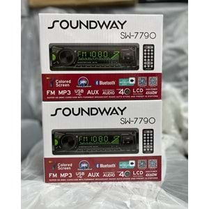 SOUNDWAY MEKANİKSİZ OTO TEYP SW-7790