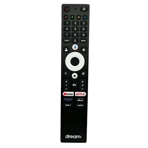 0042 DREAMSTAR GOOGLE LCD TV KUMANDA ORJİNAL LOGOLU (SES KOMUTLU)