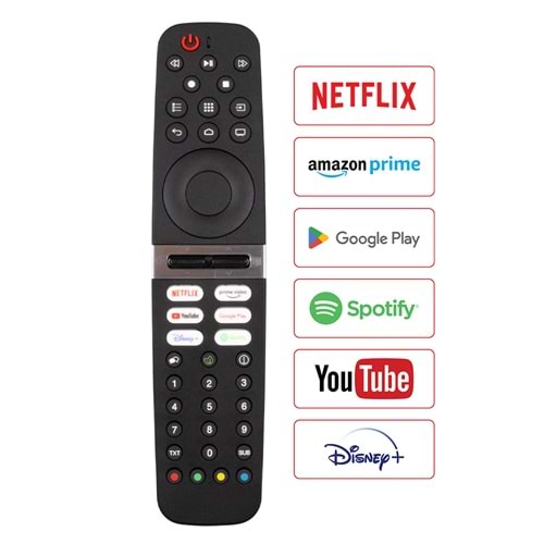 WEKO KL ARÇELİK YOUTUBE-SPOTIFY-GOOGLE PLAY-DİSNEY+ TUŞLU LCD LED TV KUMANDA