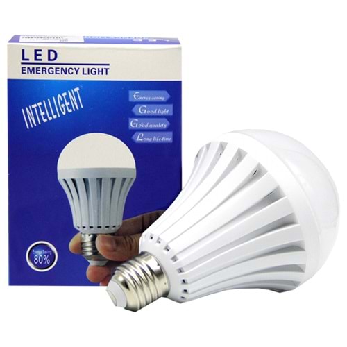 POWERMASTER 13387 15 WATT E27 220 V ŞARJLI BEYAZ LED AMPUL 6500 K