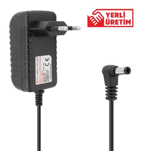 POWERMASTER PM-1660 5 VOLT- 2 AMPER -10 WATT 5.5*2.5 L UÇLU PRİZ TİPİ ADAPTÖR