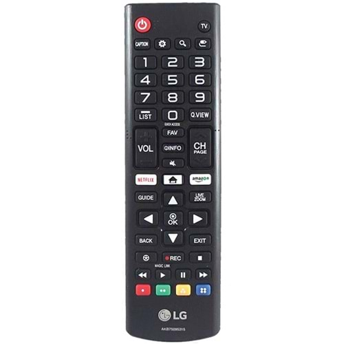 WEKO KL LG AMAZON+NETFLIX TUŞLU MAGIC LINK CD*LED TV KUMANDA AKB75095315