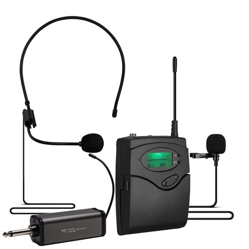 MAGICVOICE MV-1309E VOLUME KONTROLLÜ ŞARJLI KABLOSUZ YAKA MİKROFONU