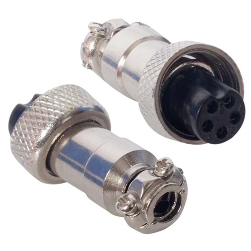 MAGICVOICE MV-19338 5 PİNLİ DİŞİ MİNİ MAYK FİŞ (M12 - 12MM)