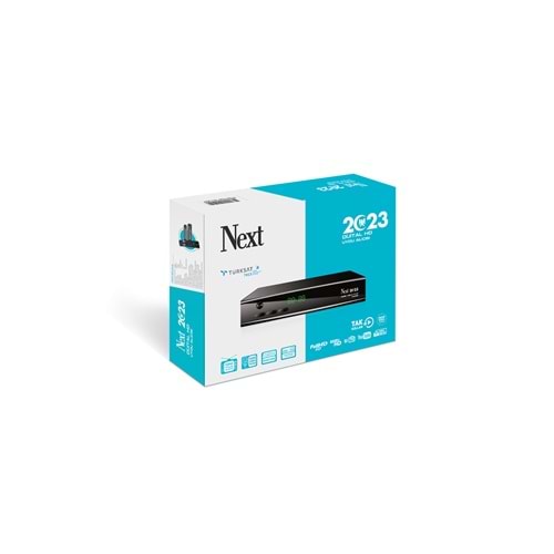 Next 2023 HD Kasalı Masa üstü Uydu Alıcısı HDMI Scart & RF Çıkışlı FullHD 1080p/i Video Çözünürlüğü