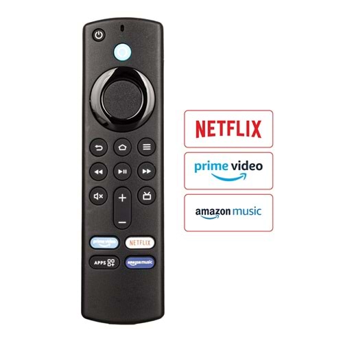WEKO KR AMAZON FIRE TV AF-V3 NETFLIX-PRIME VIDEO TUŞLU LCD LED TV KUMANDA (20752=4163)
