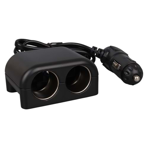 OLESSON 1644 12-24V 100W 70CM KABLOLU 2'Lİ ARAÇ ÇAKMAK ÇOKLAYICI