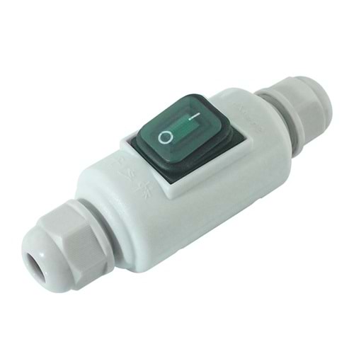 POWERMASTER PM-26936 SU GEÇİRMEZ BEYAZ SWİTCH 4 PİN 6A-250VAC