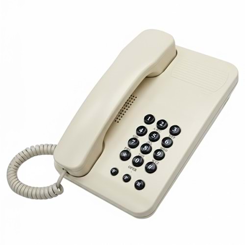 BOTECH TK-1020 EKRANSIZ KREM KABLOLU MASA TELEFONU (TELPAŞ TK-1020)